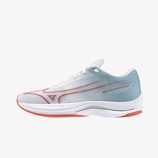 Mizuno Wave Rebellion Sonic 2 White/ Cayenne/ Gray Mist