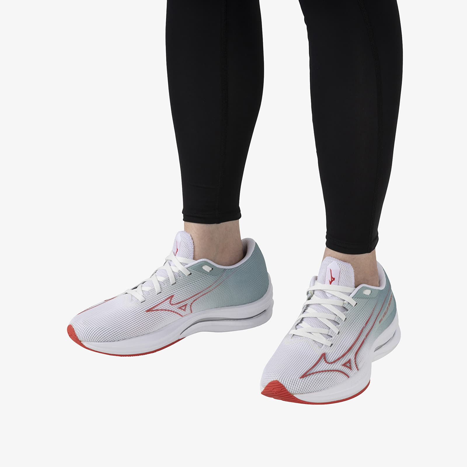 Women's shoes Mizuno Wave Rebellion Sonic 2 White/ Cayenne/ Gray Mist