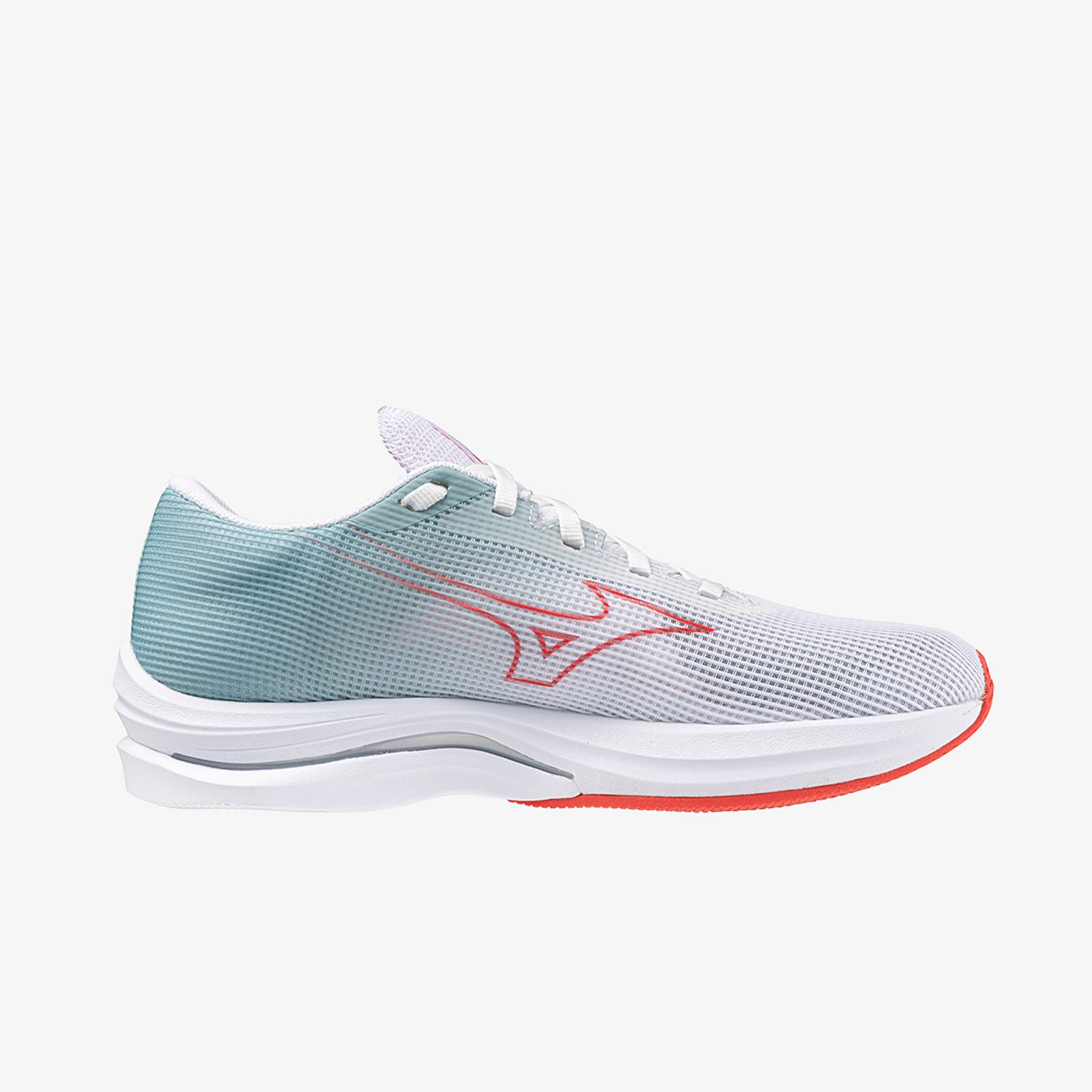 Women's shoes Mizuno Wave Rebellion Sonic 2 White/ Cayenne/ Gray Mist
