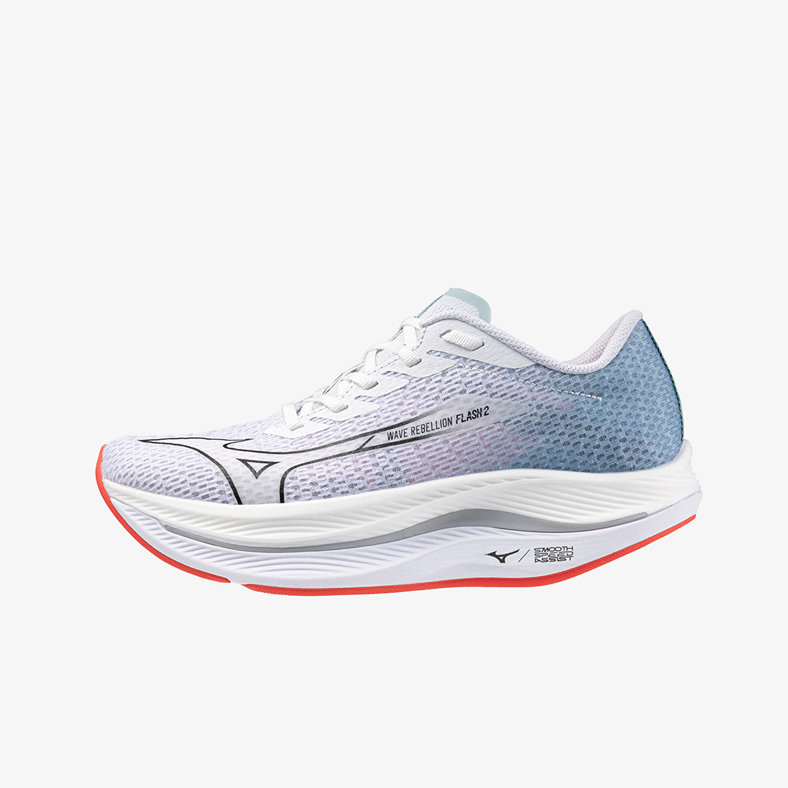 Încălțăminte și sneakerși pentru femei Mizuno Wave Rebellion Flash 2 White/ Black/ Gray Mist