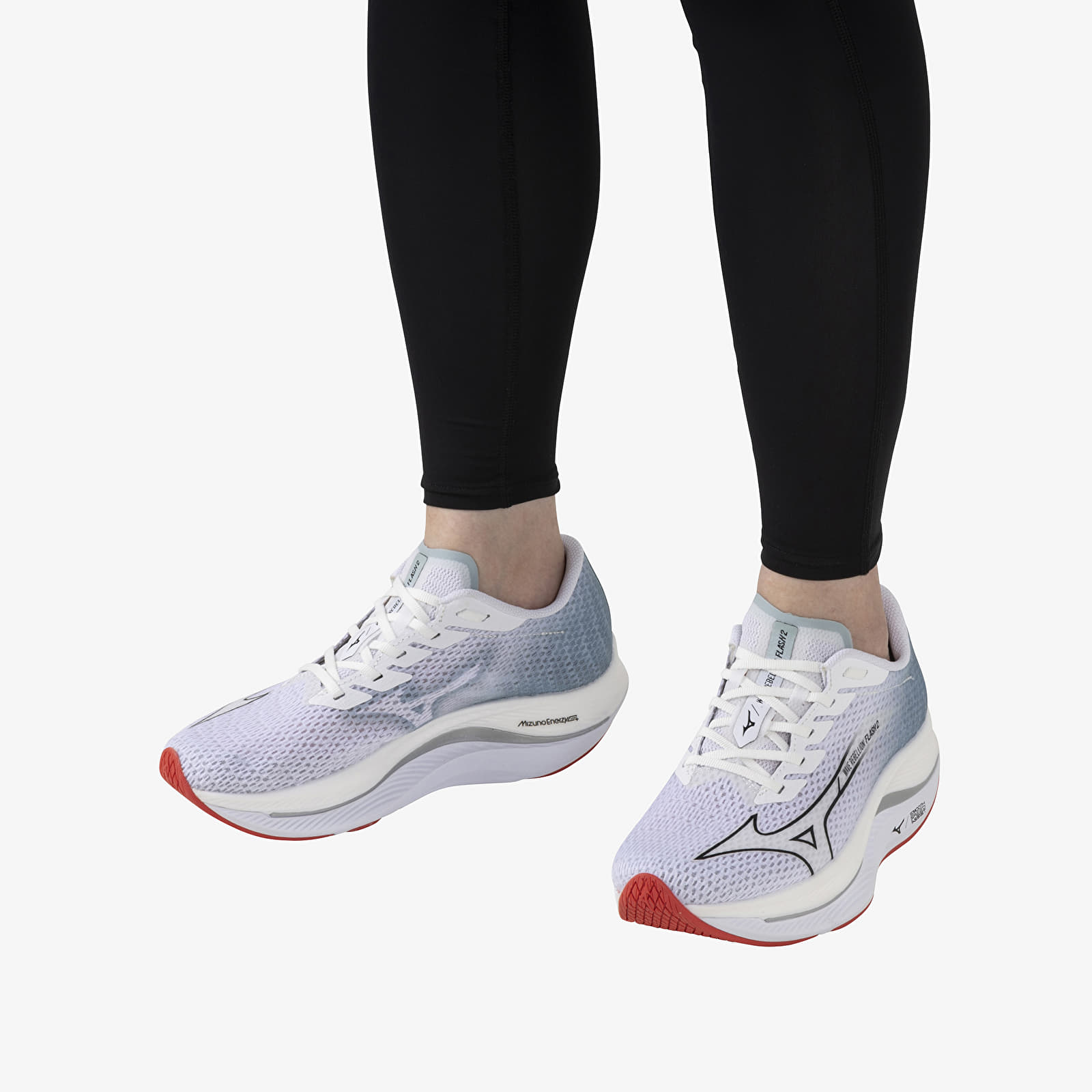 Încălțăminte și sneakerși pentru femei Mizuno Wave Rebellion Flash 2 White/ Black/ Gray Mist