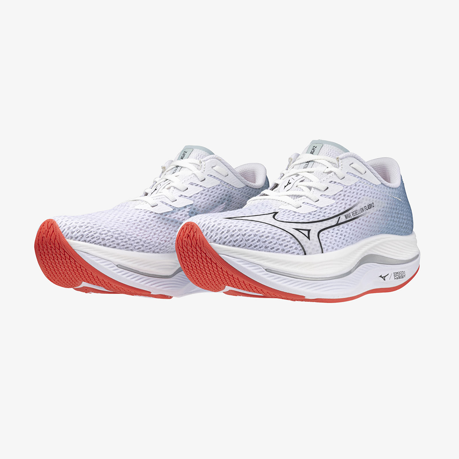 Încălțăminte și sneakerși pentru femei Mizuno Wave Rebellion Flash 2 White/ Black/ Gray Mist