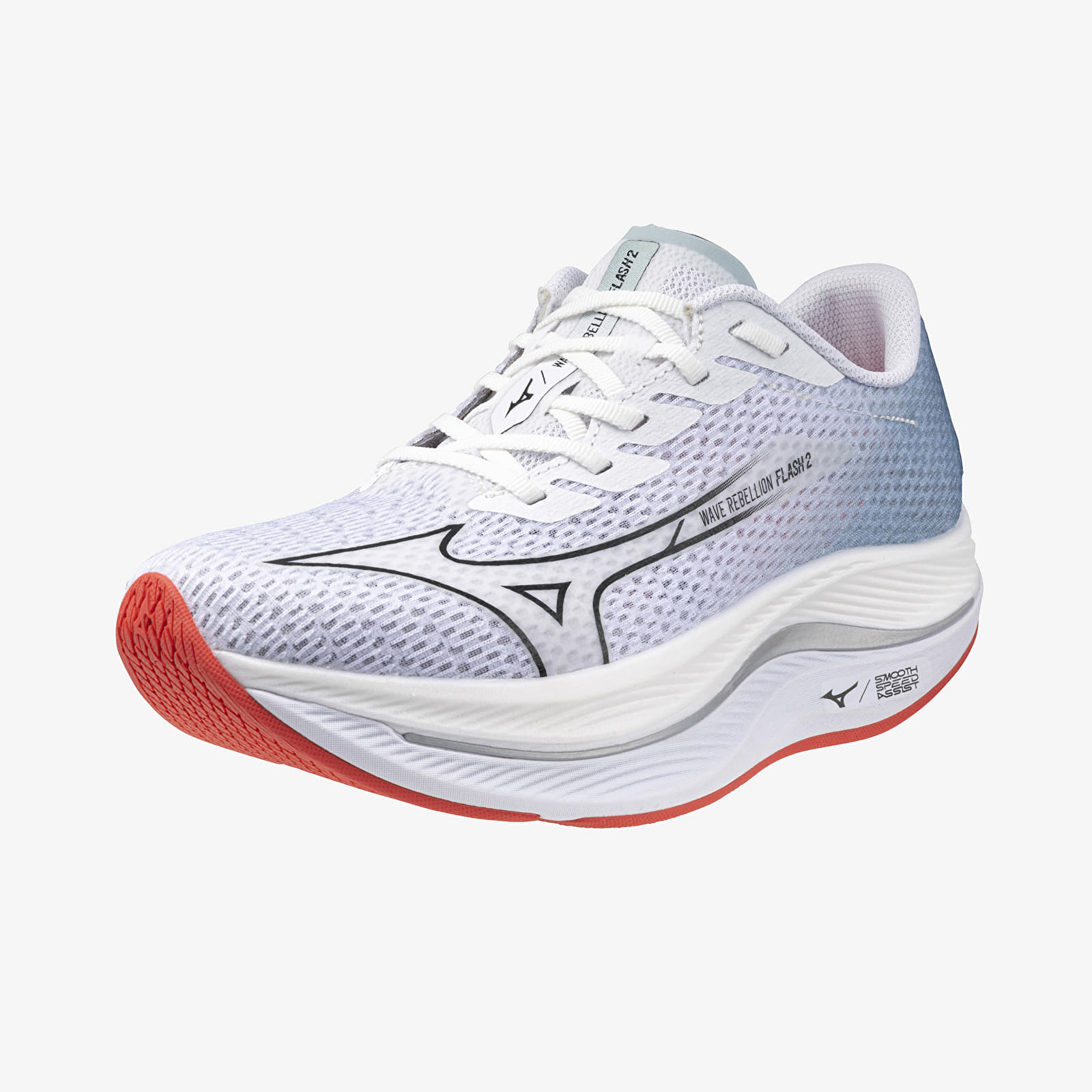 Încălțăminte și sneakerși pentru femei Mizuno Wave Rebellion Flash 2 White/ Black/ Gray Mist