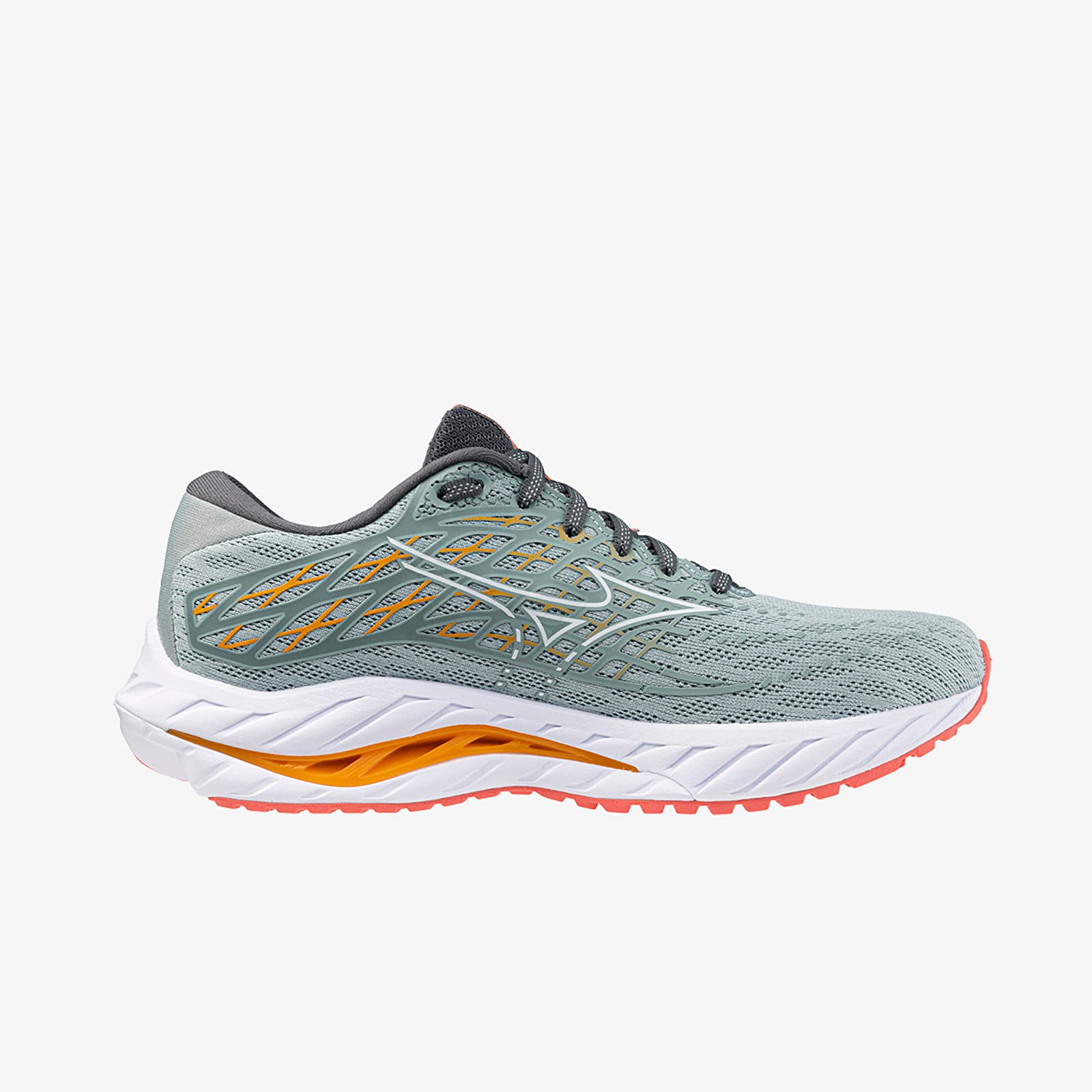 Buty damskie Mizuno Wave Inspire 20 Gray Mist/ White/ Dubarry