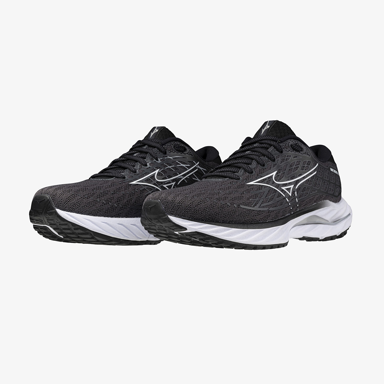 Sapatos de mulher Mizuno Wave Inspire 20 Ebony/ White/ Black