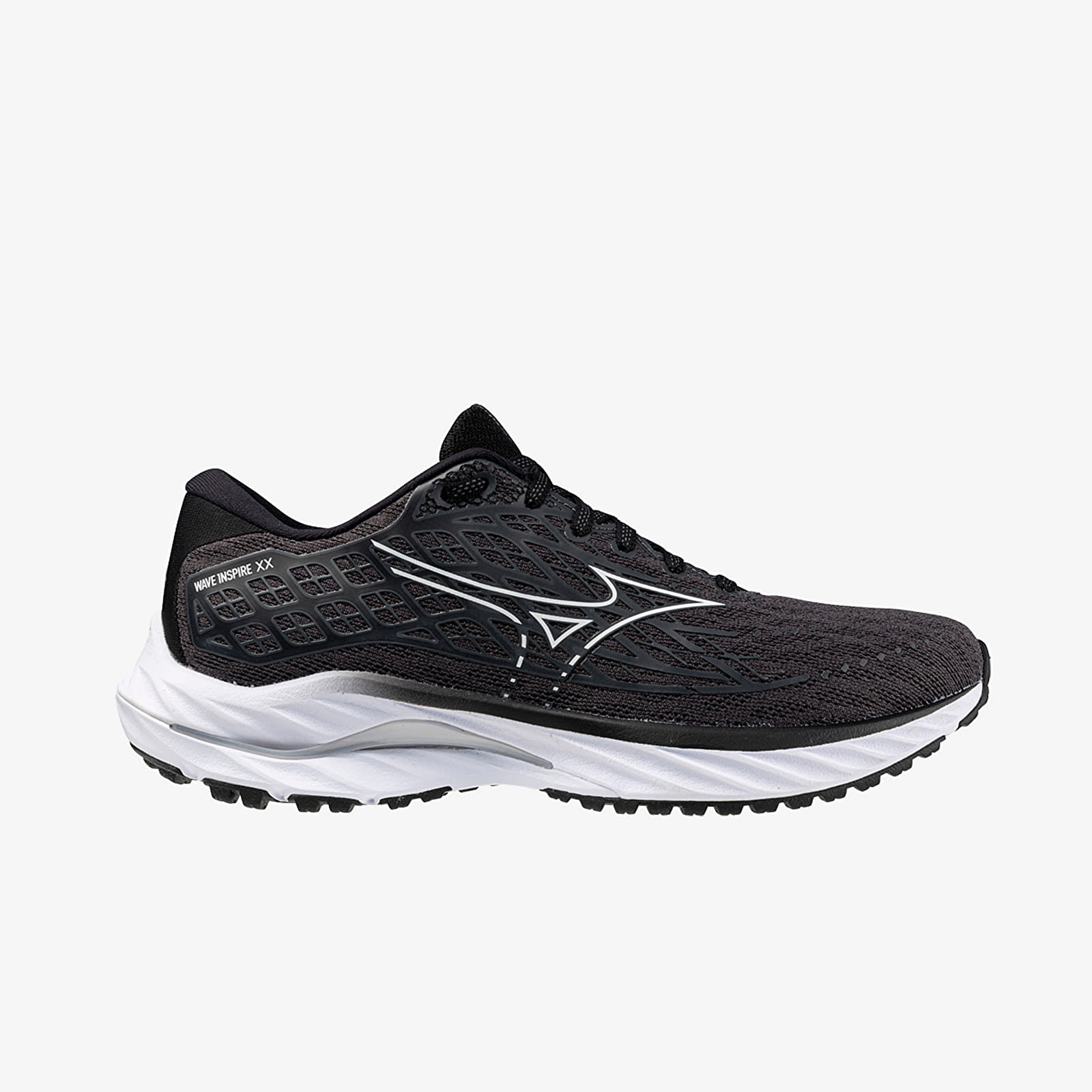 Sapatos de mulher Mizuno Wave Inspire 20 Ebony/ White/ Black