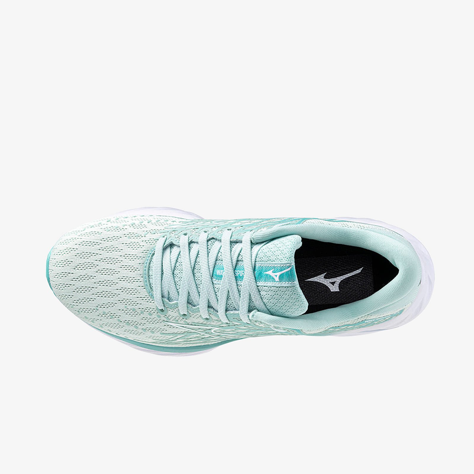 Buty damskie Mizuno Wave Inspire 20 Eggshell Blue/ White/ Blue Turqu