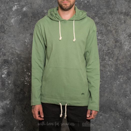 Stussy two tone hoodie green on sale