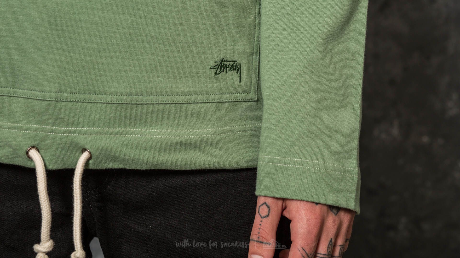 Džemperiai su gobtuvais ir džemperiai Stüssy O'Dyed Hoodie Green