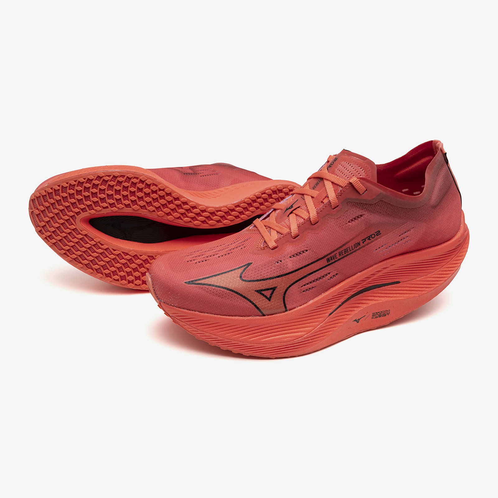 Scarpe uomo Mizuno Wave Rebellion Pro 2 Dubarry/ Cranberry/ Black