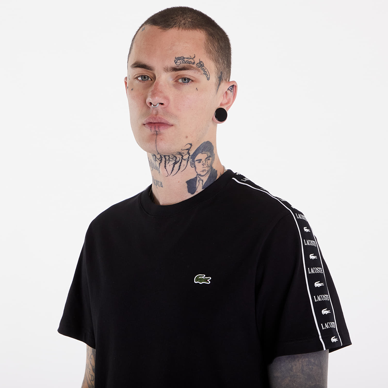 T-shirts de homem LACOSTE Men's T/ shirt Black
