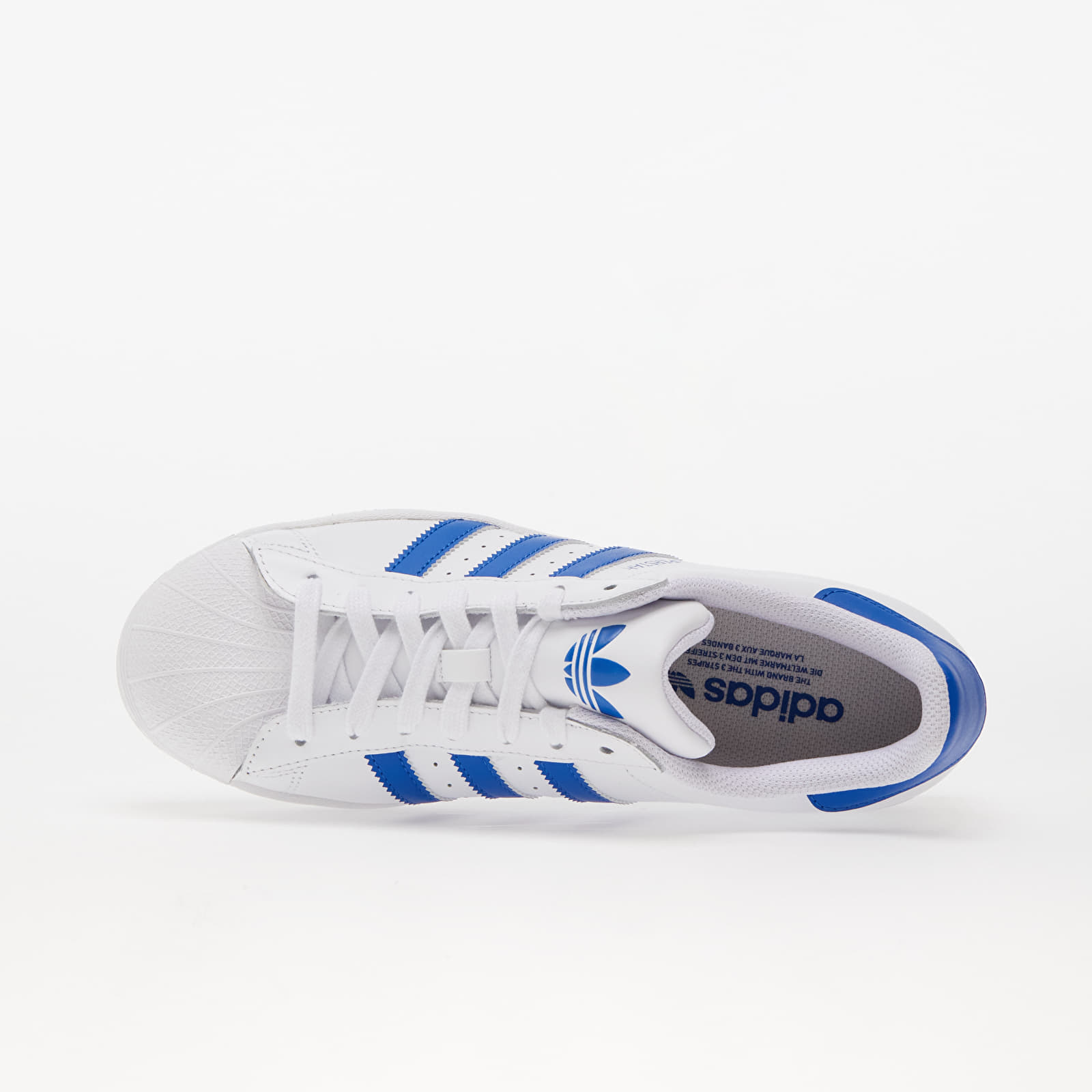 Men s shoes adidas Superstar Ftw White Blue Ftw White Footshop