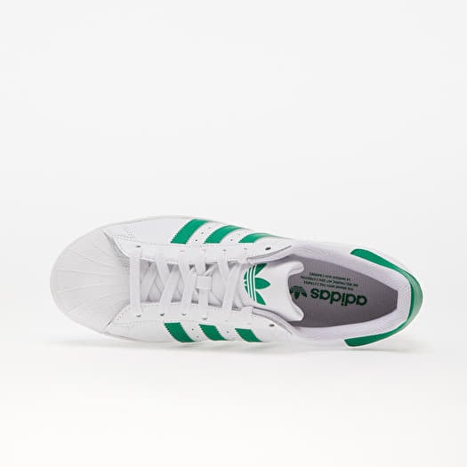 Adidas white green shoes sales