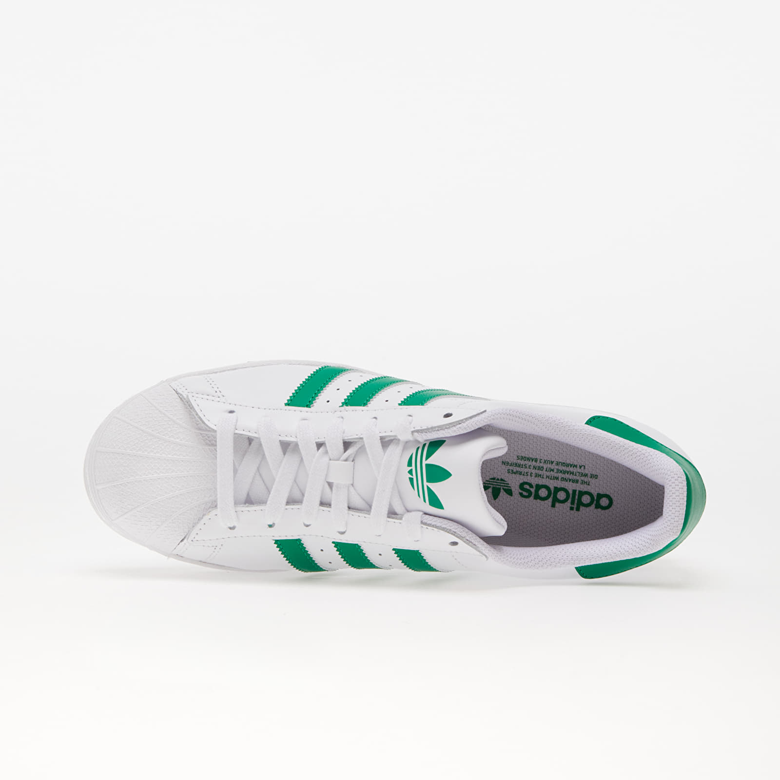 Men s shoes adidas Superstar Ftw White Green Ftw White Footshop