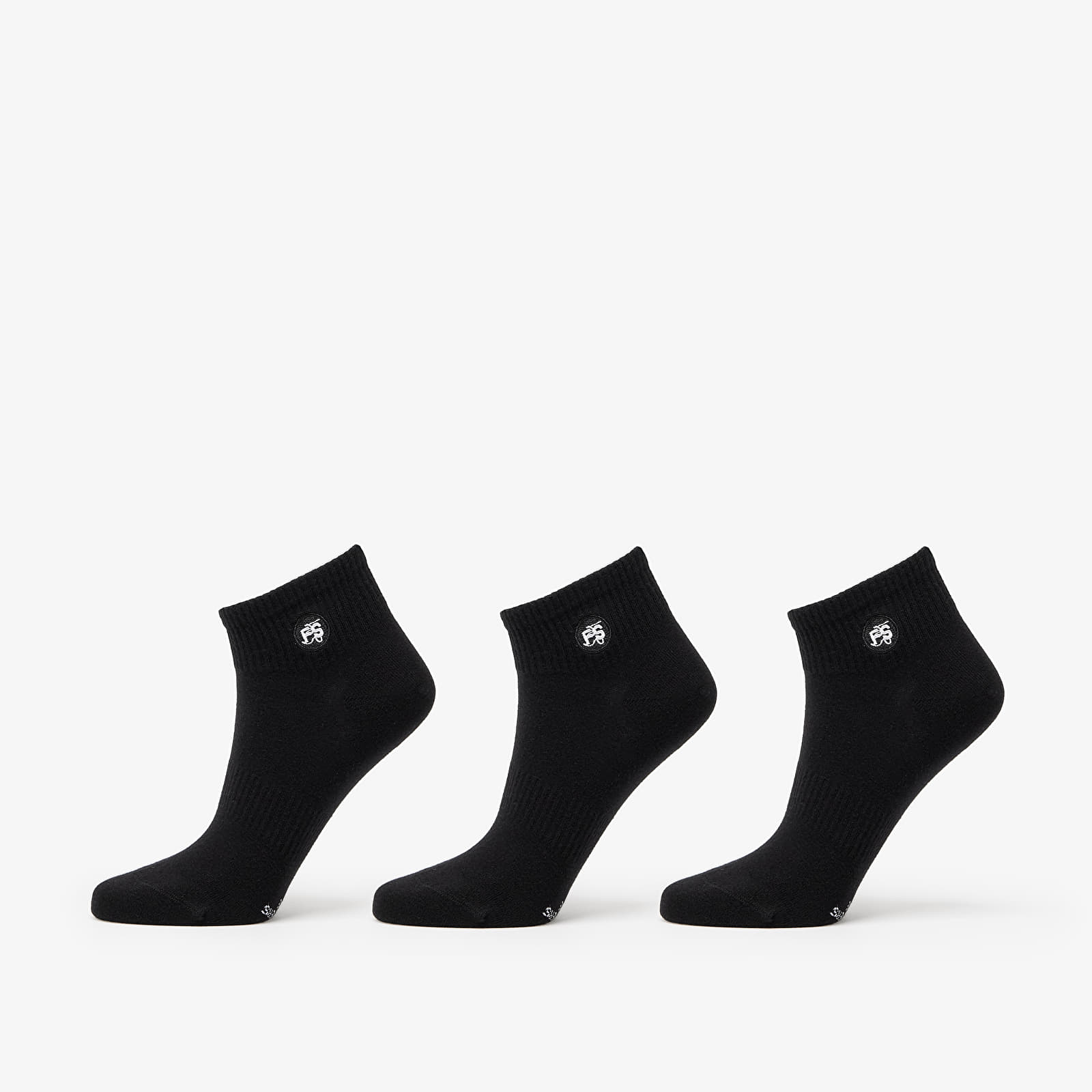 Socken Footshop Ankle Socks 3-Pack Black