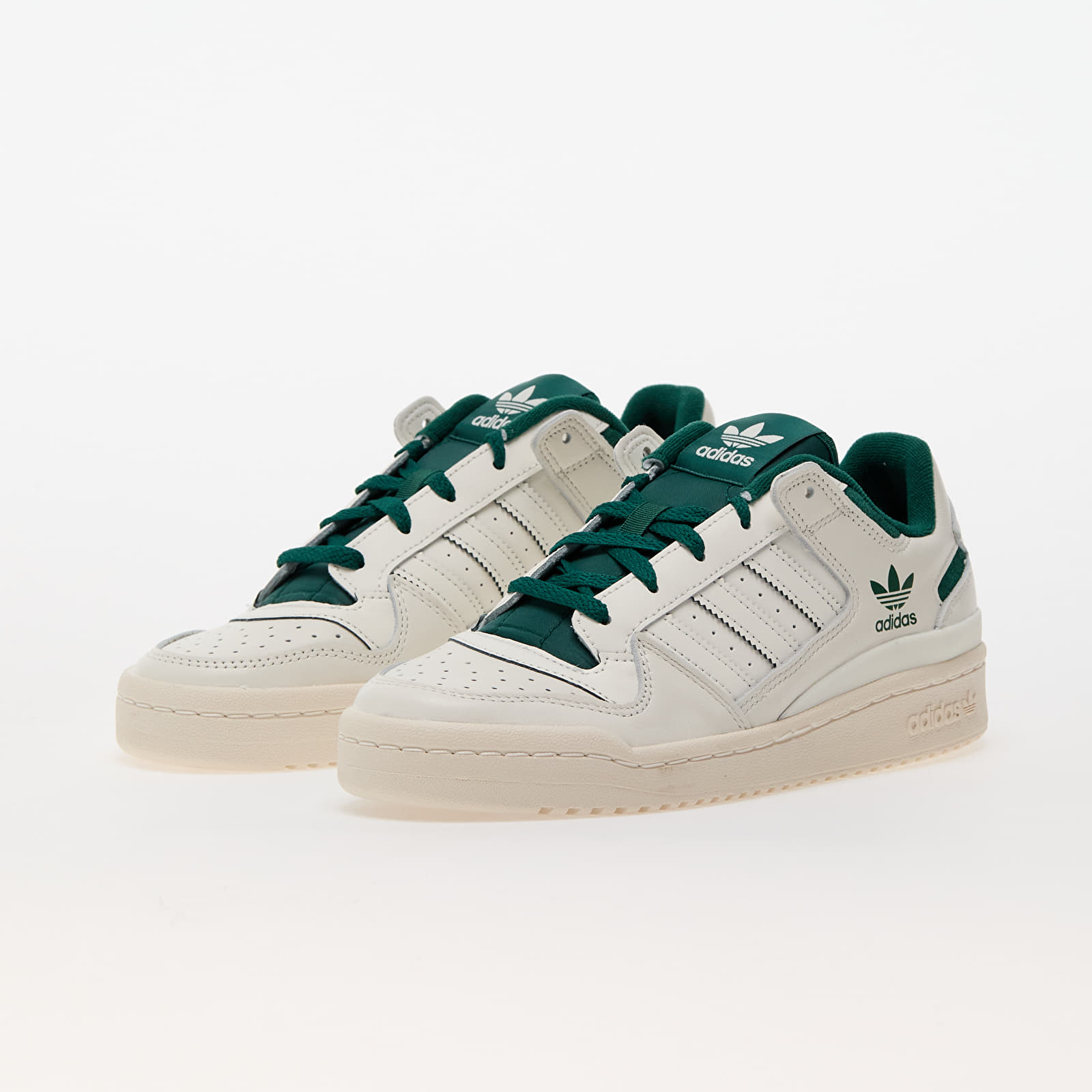 Men's shoes adidas Forum Low Cl Cloud White/ Collegiate Green/ Crew White |  Footshop