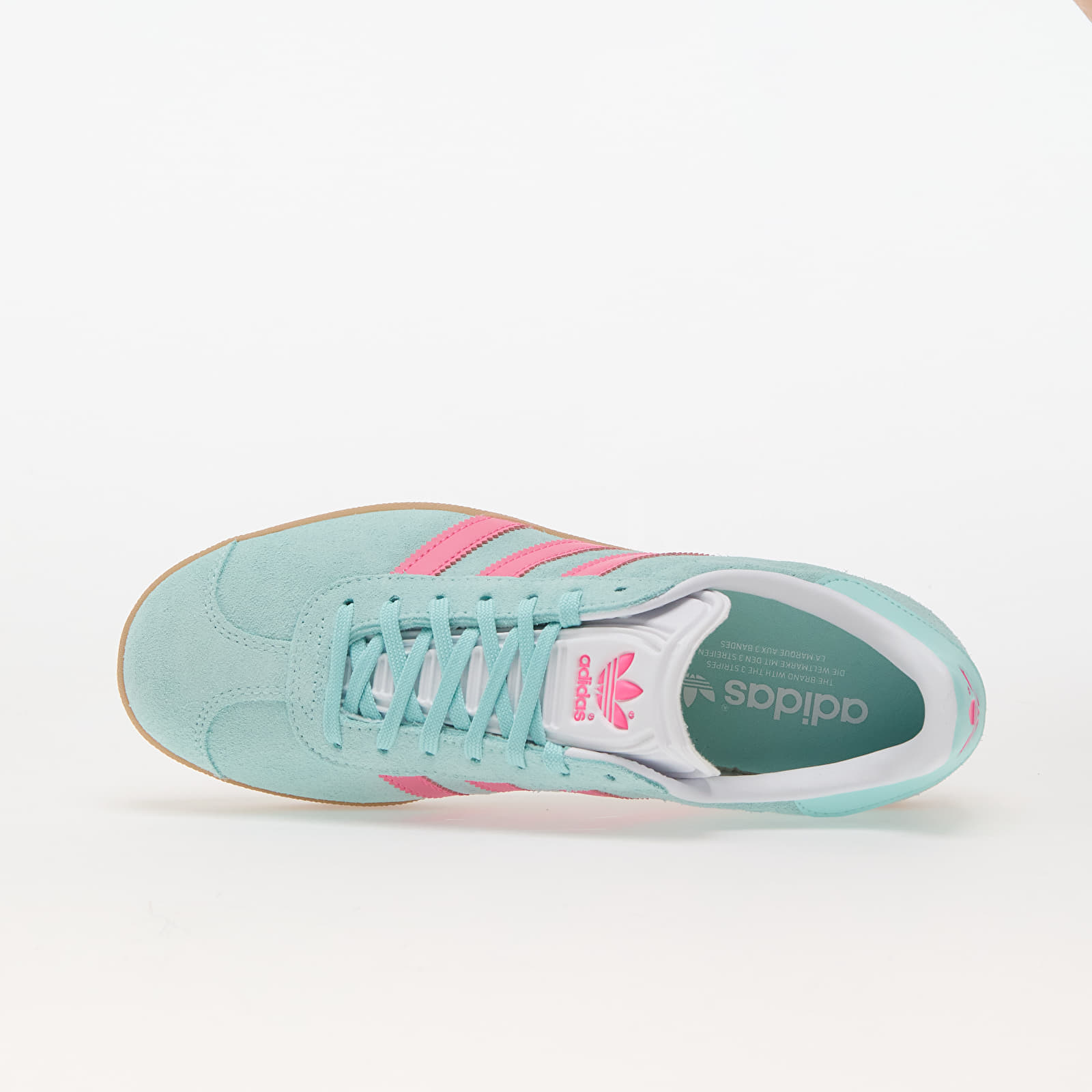 Adidas aux 3 bandes green and pink sales