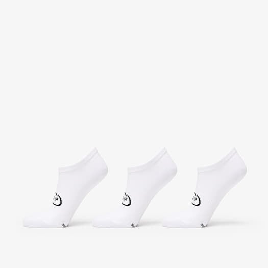 Footshop Invisible Socks 3-Pack White
