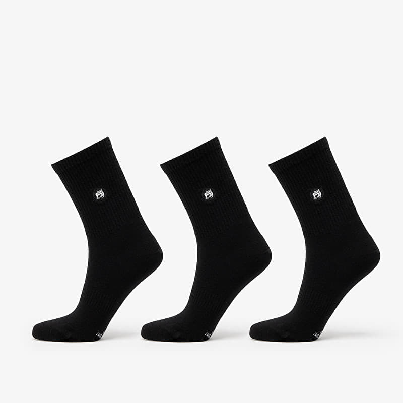 Sokker Footshop Short Socks 3-Pack Black