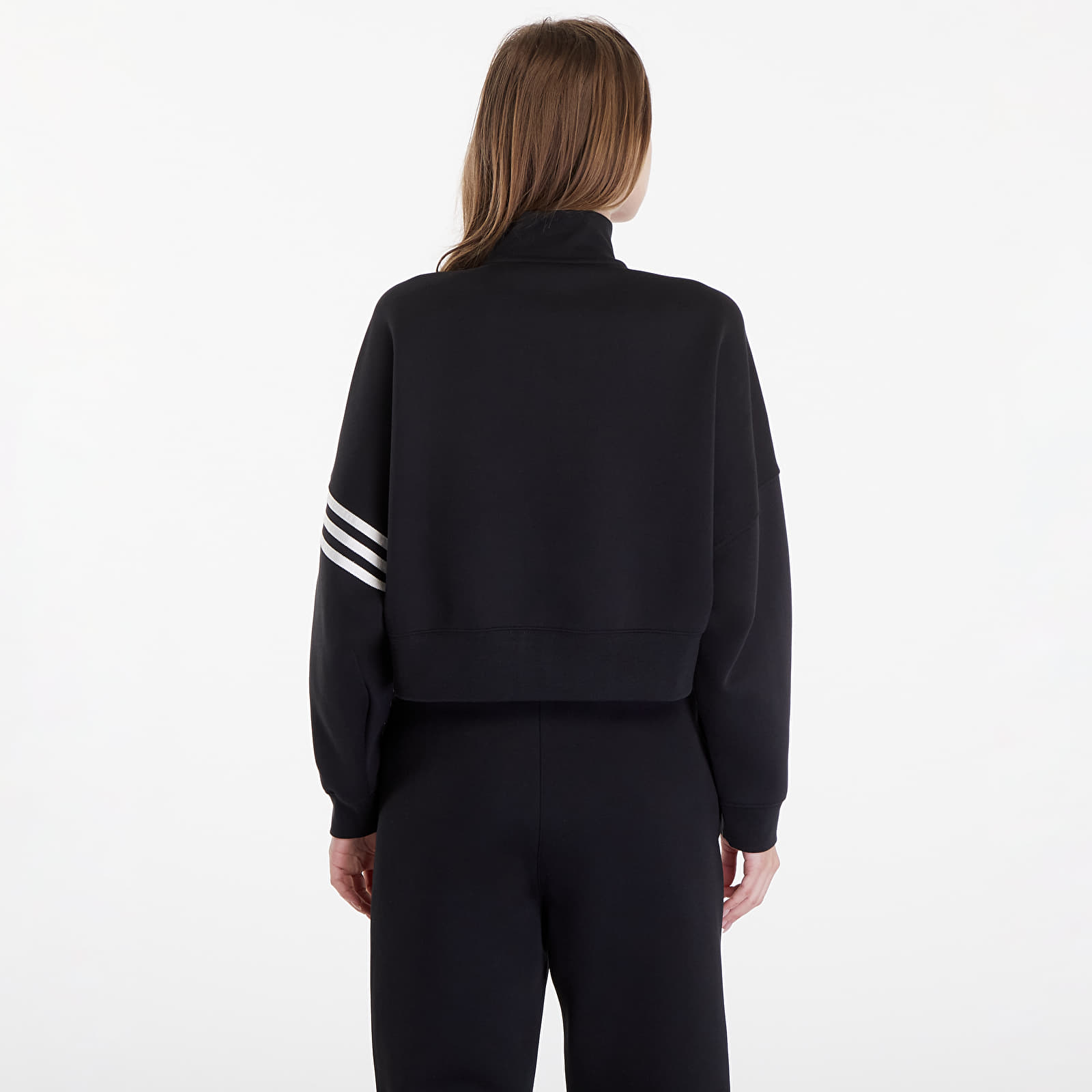 Hoodies für Frauen adidas Neuclassics Tracktop Black/ Cloud White