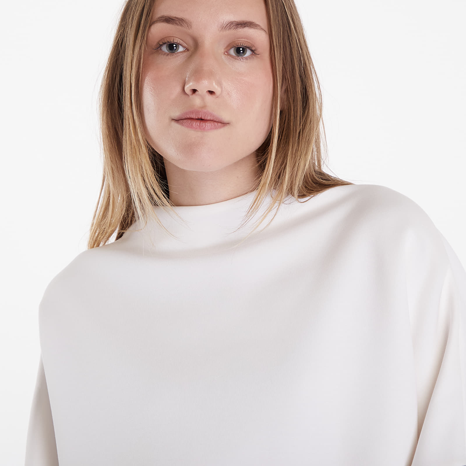 Hoodies für Frauen adidas Neuclassics Oversized Sweatshirt Cloud White