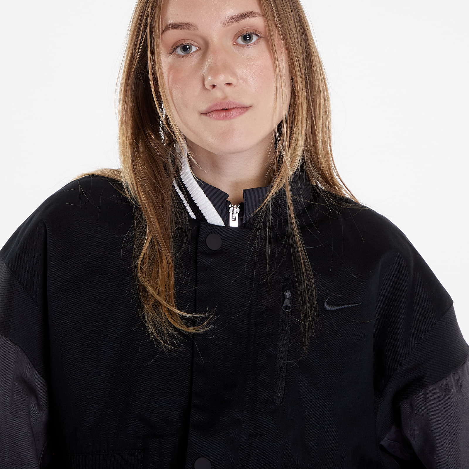 Bundy Nike Sportswear Women's Canvas Destroyer Jacket Black/ Anthracite/ Anthracite