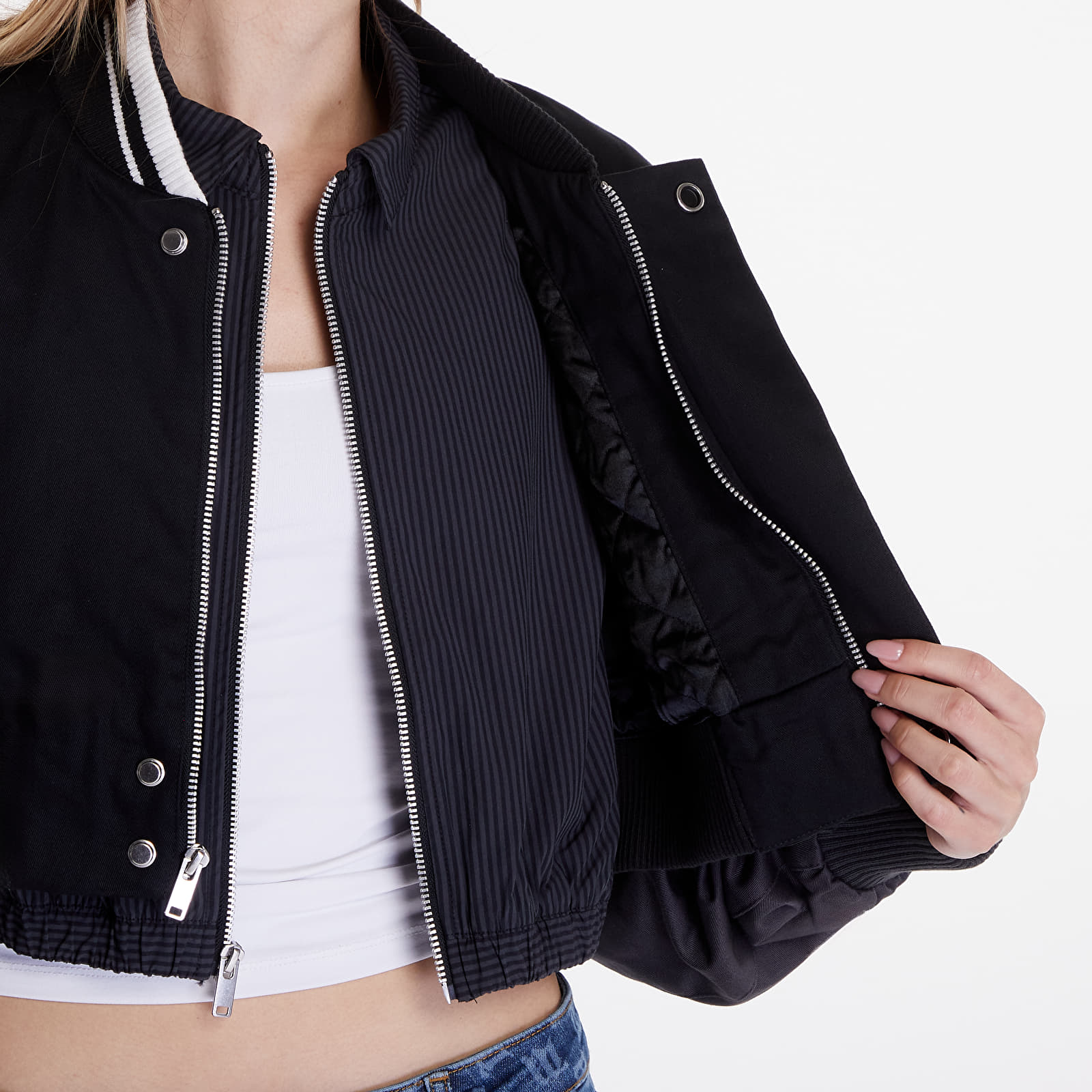 Bundy Nike Sportswear Women's Canvas Destroyer Jacket Black/ Anthracite/ Anthracite