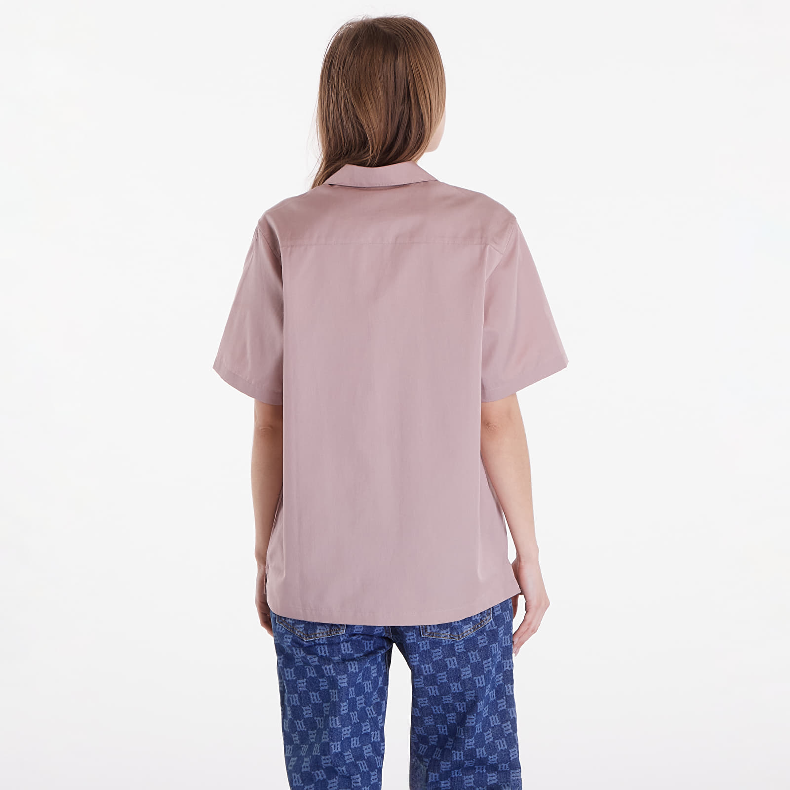 Cămăși Carhartt WIP Short Sleeve Delray Shirt UNISEX Glassy Pink/ Black