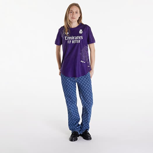 T shirts Y 3 W Real Madrid 23 24 Fourth Authentic Jersey Dark Purple Footshop