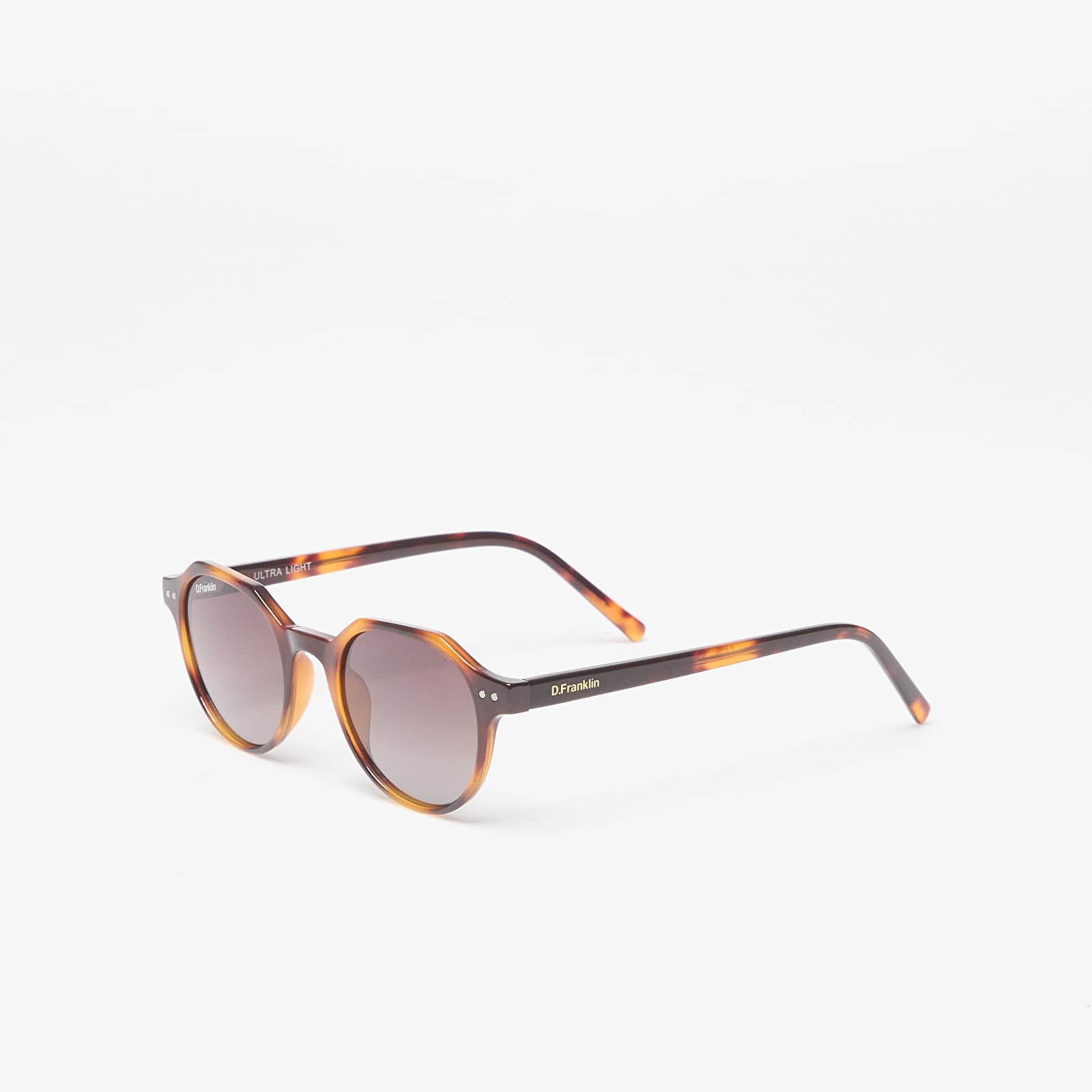Sonnenbrillen D.Franklin Ultra Light S Round Glasses Havana/ Brown