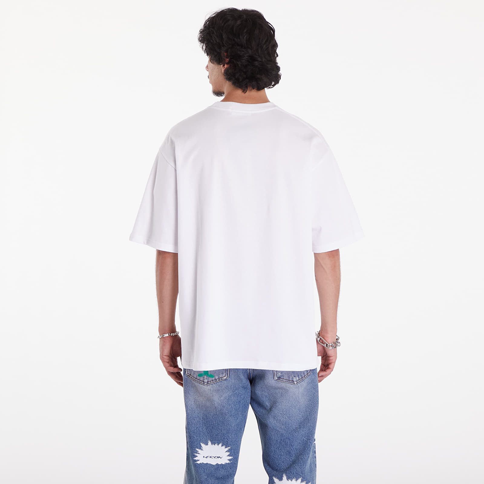 Tričká A BATHING APE Studs Bape Logo Relaxed Fit Tee White