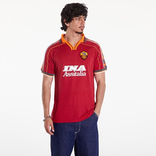 Τζέρσεϊ COPA AS Roma 1998 - 99 Retro Football Shirt UNISEX Red
