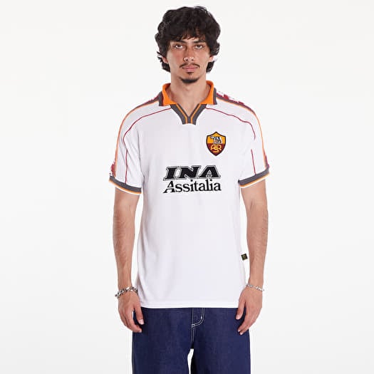 Jerseys COPA AS Roma 1998 99 Away Retro Football Shirt UNISEX White Footshop