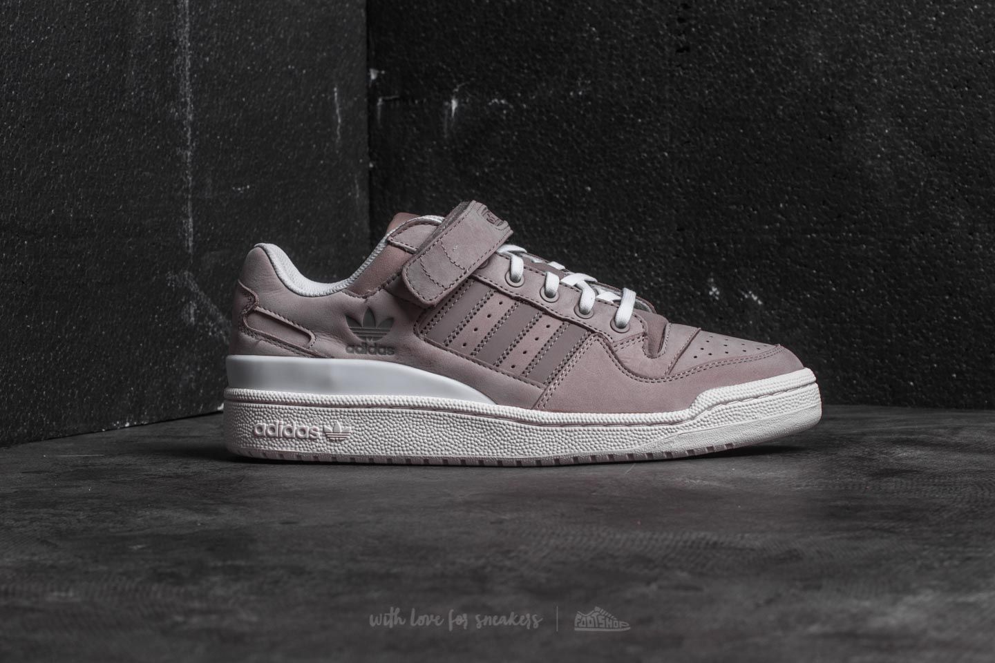 Buty męskie adidas Forum Low Vapour Grey/ Chalk White/ Ftw White