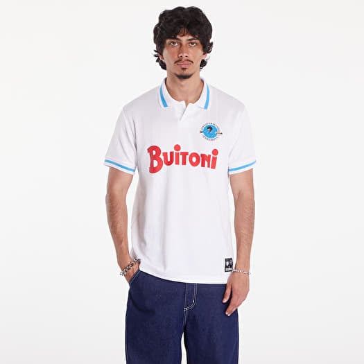 Τζέρσεϊ COPA x Maradona Napoli 1986-87 Away Retro Football Shirt UNISEX White