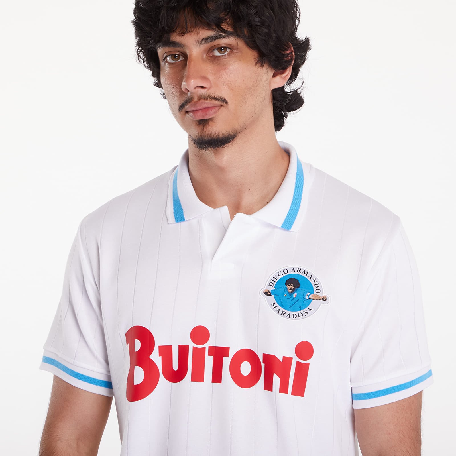 Dresy COPA x Maradona Napoli 1986-87 Away Retro Football Shirt UNISEX White
