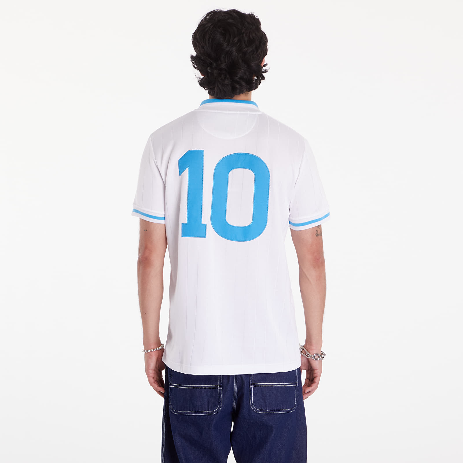 Dresy COPA x Maradona Napoli 1986-87 Away Retro Football Shirt UNISEX White