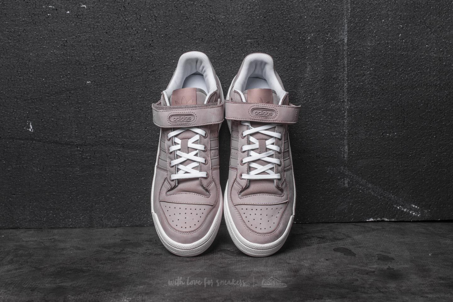 Buty męskie adidas Forum Low Vapour Grey/ Chalk White/ Ftw White