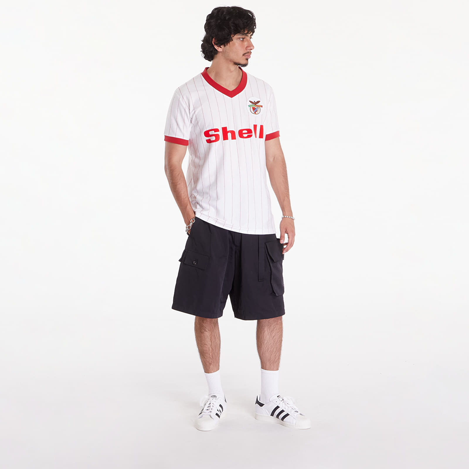 Koszulki COPA SL Benfica 1985 - 86 Away Retro Football Shirt UNISEX White