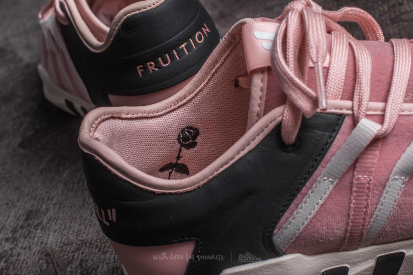 Women s shoes adidas Consortium x Overkill x Fruition Sneaker Exchange EQT Lacing ADV Vapour Pink Icey Pink Clear White Footshop