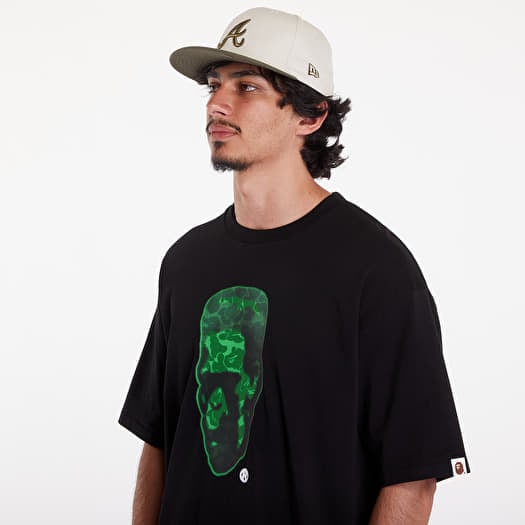 T-shirts A BATHING APE Spray Frankenstein Relaxed Fit Tee Black