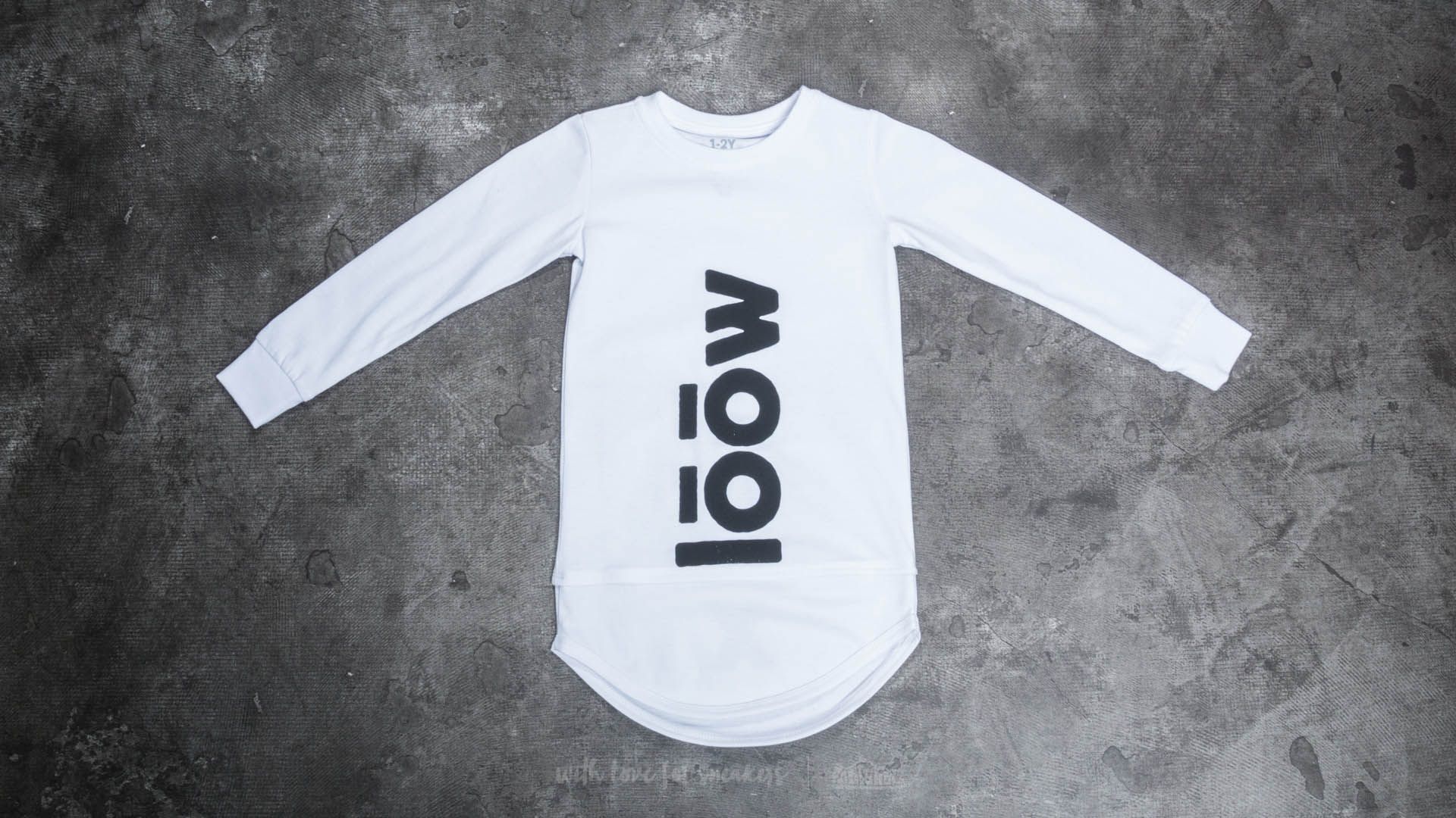Ropa para niños LoowFAT Si:bling Kids Longsleeve Tee White