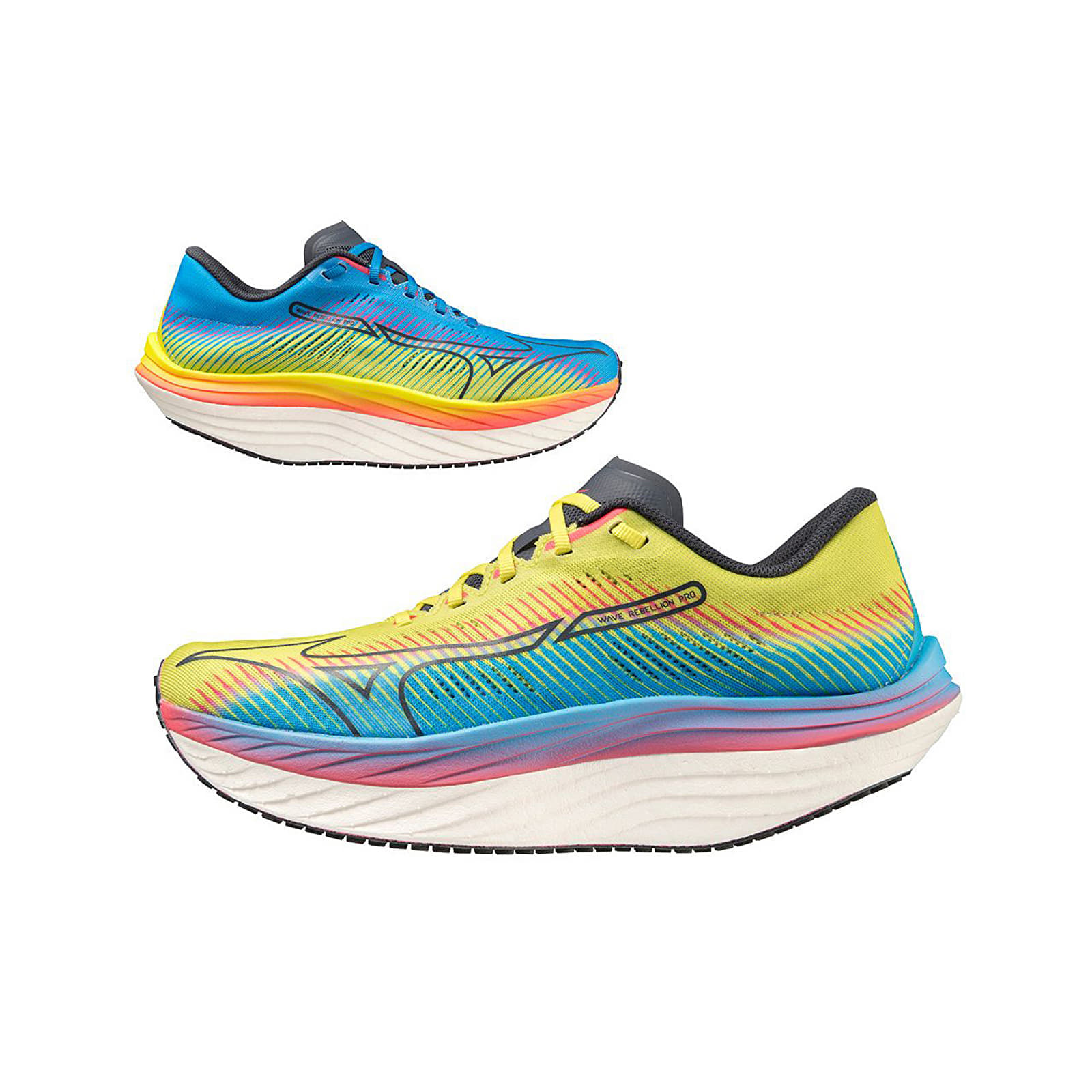 Mizuno Wave Rebellion Pro Bolt2Neon/ OBlue/ JBlue - J1GC231751