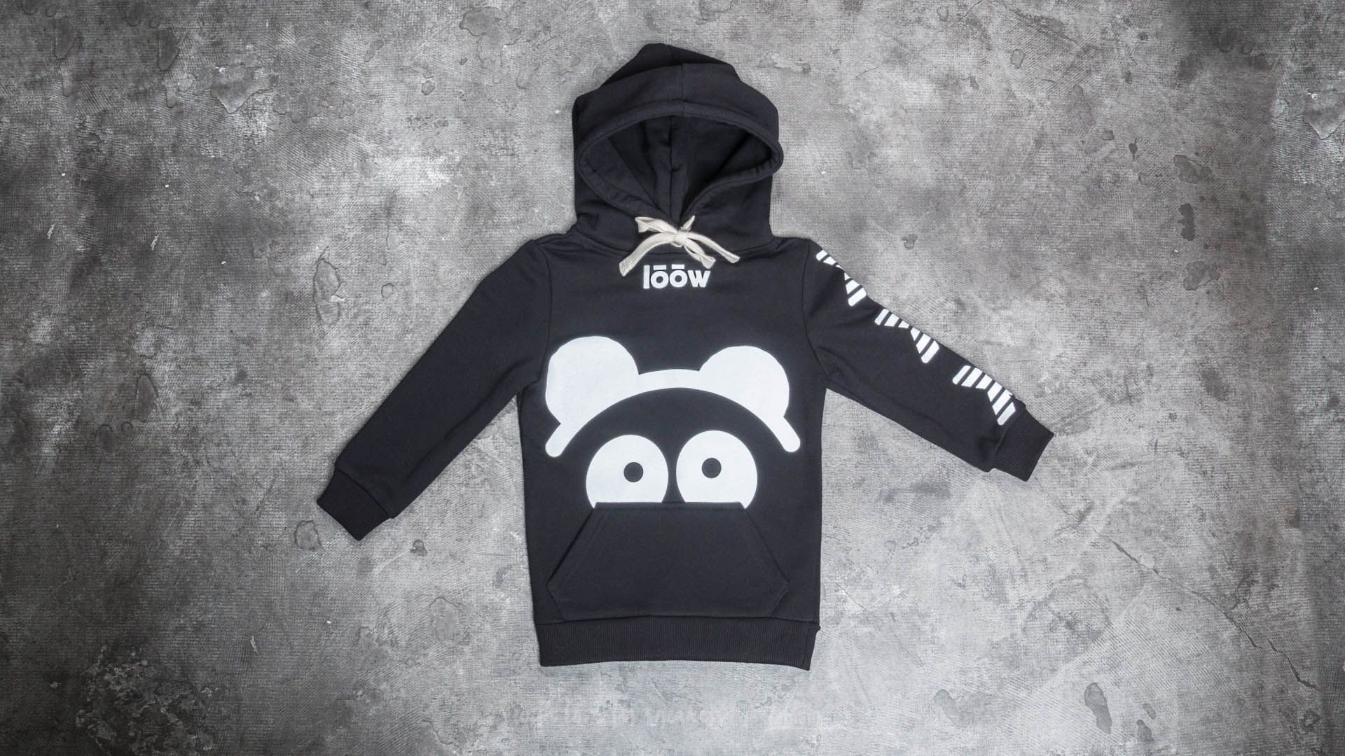 Dětské oblečení LoowFAT Si:bling Kids Hoodie Black
