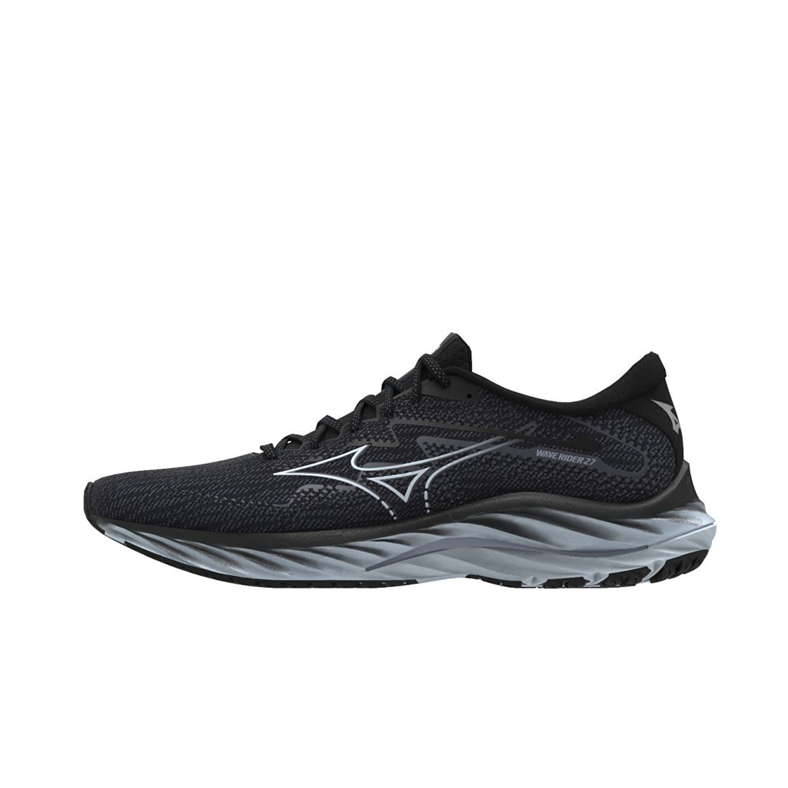 Mizuno Wave Rider 27 Ebony/ Screst/ Black - J1GD230322