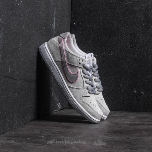 Men s shoes Nike SB Zoom Dunk Low Pro IW White Perfect Pink Flt Silver Footshop