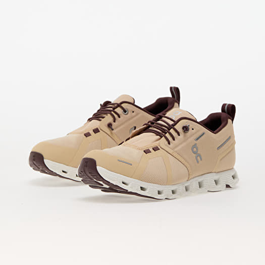 On Women s Cloud 5 Waterproof Savannah Ivory 7.5