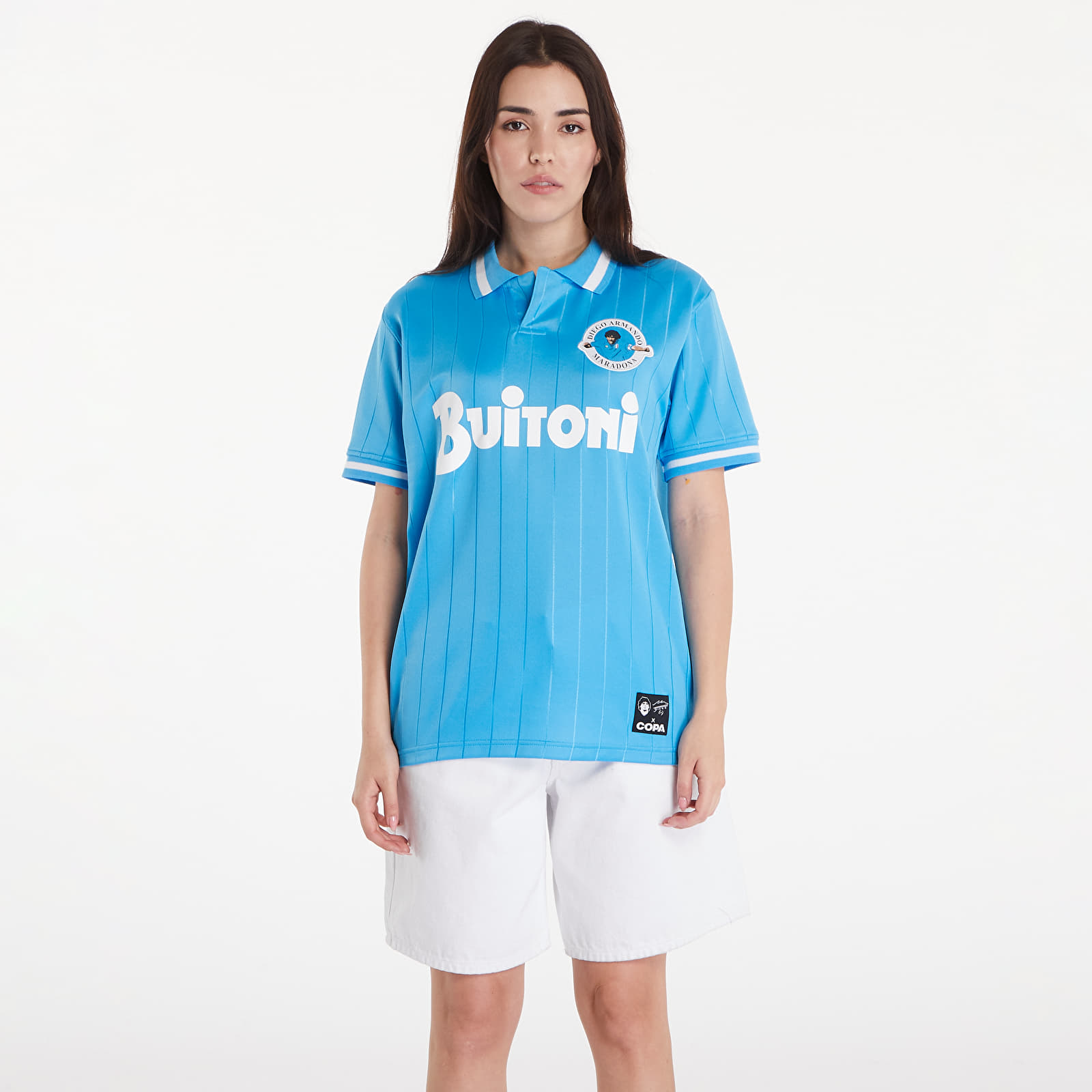 Jerseys COPA x Maradona Napoli 1986-87 Retro Football Shirt UNISEX Blue