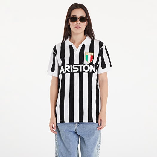 Jerseys COPA Juventus FC 1984 85 Retro Football Shirt UNISEX Black White Footshop