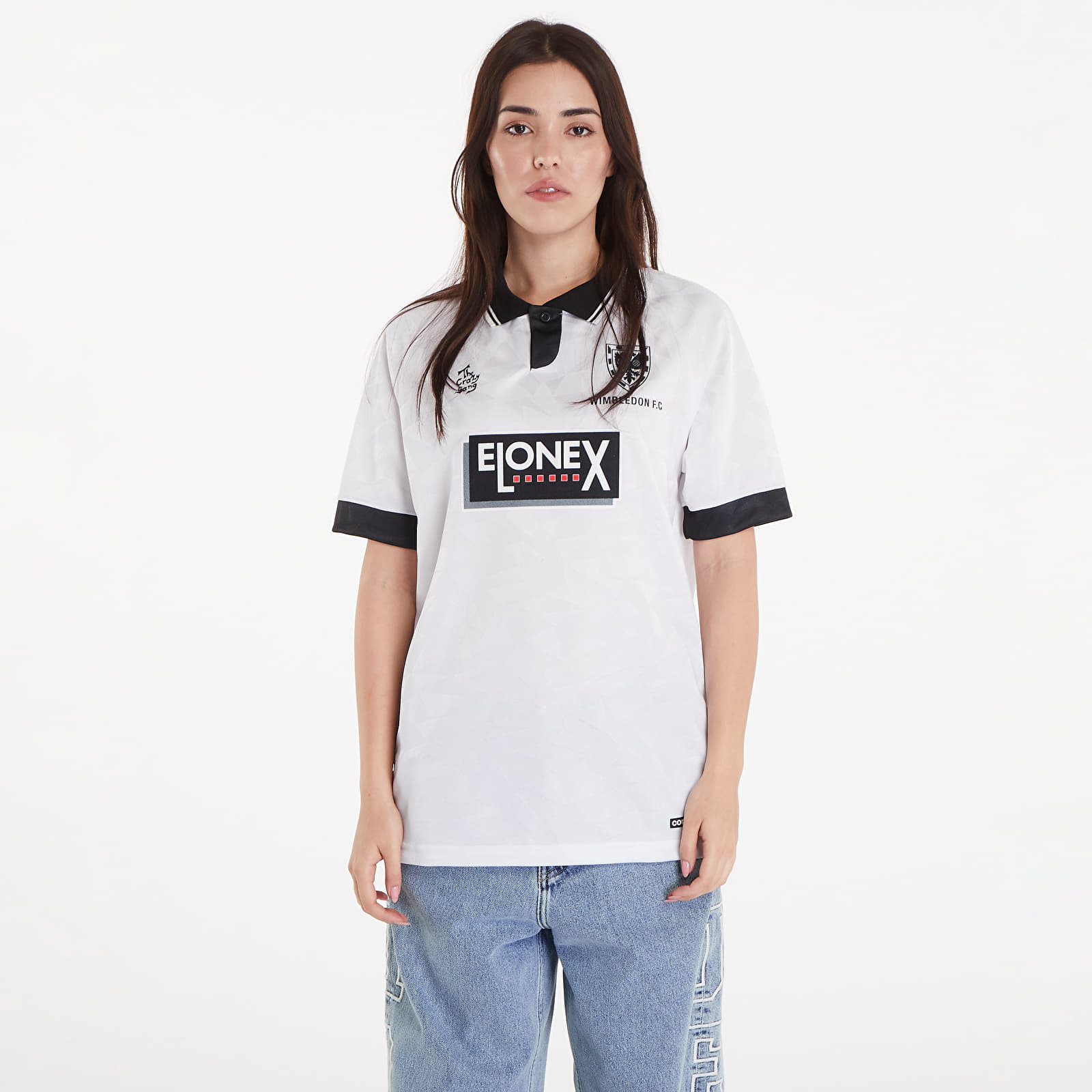 Dresy COPA Wimbledon FC 1994 - 95 Away Retro Football Shirt UNISEX White